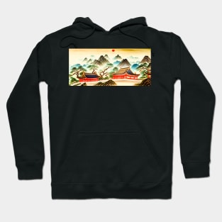 Temple complex in Vietnam, motif 1 Hoodie